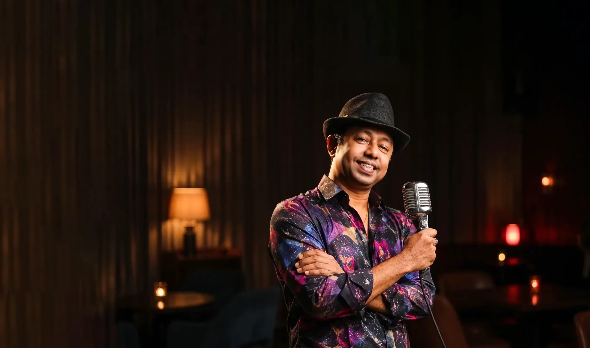 Don Sherman performing live on stage